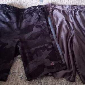 Champion and Starter shorts